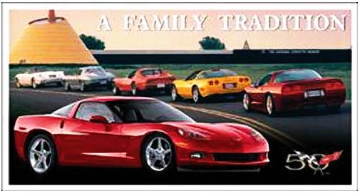 Chevy Corvette Tin Sign Sign